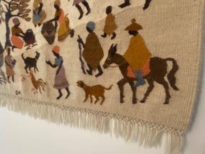 lot 376 image: Handwoven Textile