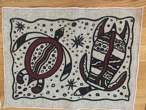 lot 173 image: Eight Fun Printed Vintage Placemats