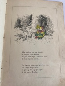 lot 172 image: Antique 1892 Childrens Danish Book