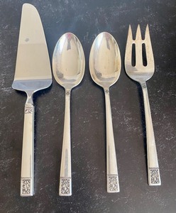 lot 9A image: Four Towle Laureate Sterling Silver Serving Utensils