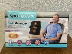 lot 37 image: Spa Massage Back Massager with Heat
