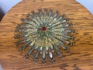 lot 150 image: Fascinating Vintage Metal Artwork Made From Texaco Oil Can