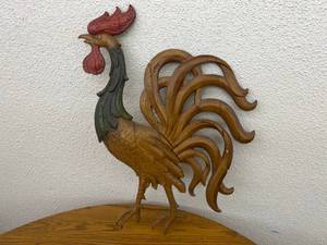 lot 168 image: Metal Rooster