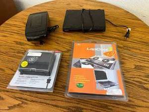 lot 187 image: New All-Season Timer, Laptop Cooler, CD Player & VHS Rewinder