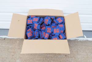 Large Lot of Cenex Blue and Red Can Coolers