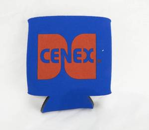 Large Lot of Cenex Blue and Red Can Coolers