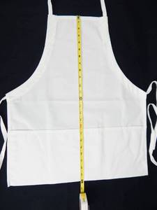 Case of 72 White Sous Chef Adjustable Kitchen Aprons