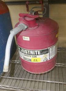 Safety gas can