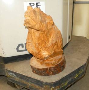 Chainsaw bear carving - about 18 tall