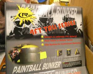 NerfballPaintball Inflatable Bunker 4 Ft tall - new