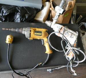 2 DeWalt and Ridgid power tools that need new cords