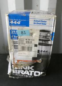 InSinkerator 34hp disposal - looks new