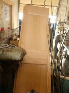 Set of 4 Nice solid wood doors 78 tall x 15 - 34 wide