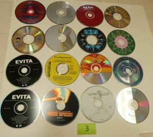 16 CD lot excellent condition - Amy Grant, BB King, Ricky Martin, Santana, Eagles, Evita, Mission Impossible, Melissa Etheridge, Tom Petty, Peter Frampton, If I were a carpenter, Eric Clapton, Lenny Kravitz, Partridge Family, Bernie williams