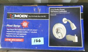 New MOEN tub and shower faucets