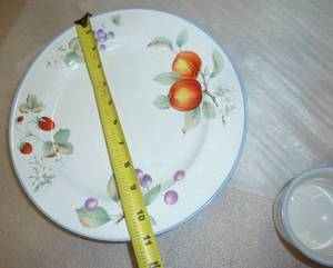 Like new setting for 4 plates, saucers, cups, bowls