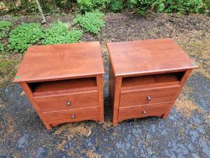 Contemporary Nightstand Pair