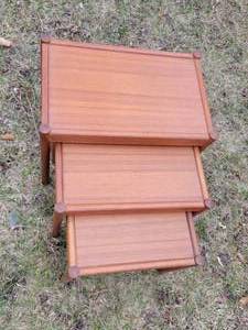 Danish Modern Dixie Nesting Table Set