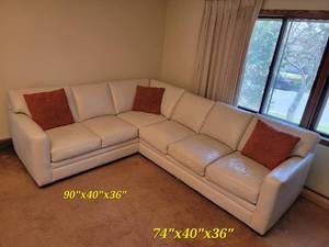 Distinctions Leather Sectional Sofa