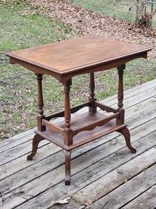 Antique Carved Accent Table