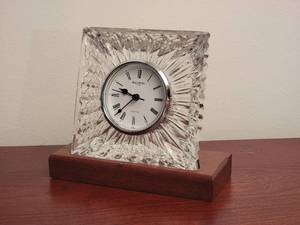 Waterford Crystal Desk Clock