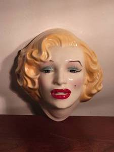 Marylin Monroe Pop Art Ceramic Mask