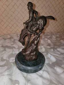 James Earle Fraser Bronze Statue End of the Trail