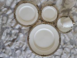 Lenox American Deco China Dinnerware with Mikasa Stemware