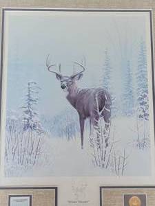 Leo Stans Winter Wonder Buck Limited Print