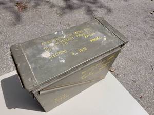 Vintage Ammunition Crate