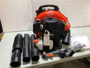 lot 1 image: ECHO 216 MPH 517 CFM 58.2cc Gas 2-Stroke Cycle Backpack Leaf Blower with Tube Throttle - Brand New - Review all pictures