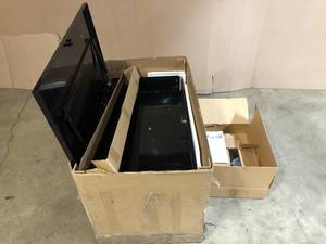 lot 2 image: Husky 33 in. W 4-Drawer Mechanics Tool Utility Cart in Gloss Black - Good Condition - Review all pictures