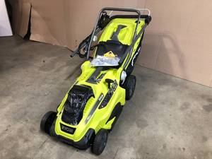 lot 5 image: RYOBI 16 in. 13 Amp Corded Electric Walk Behind Push Mower - Good Condition - Review all pictures