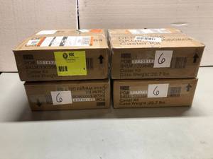 lot 6 image: Husky 4 in. Caster Kit for Heavy Duty Welded Steel Garage Base Cabinets - Good Condition - Lot of 4 - Review all pictures