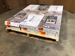 lot 27 image: Lifeproof Champagne Beach Wood 12.01 in. W x 28.28 in. L Chevron Luxury Vinyl Plank Flooring (18.87 sq. ft.) - 6 Cases - Good Condition - Review all pictures