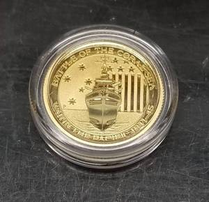2014 AUSTRALIA WAR N THE PACIFIC 110th TROY OZ .999 FINE GOLD IN AIRTITE