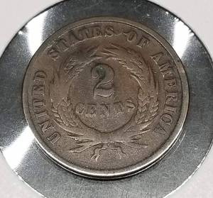 1864 US TWO CENT PIECE
