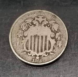 1868 US SHIELD NICKEL