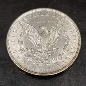 1889 MORGAN SILVER DOLLAR BU-UNC