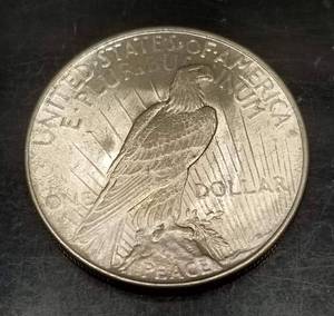 1922 US PEACE SILVER DOLLAR BU-UNC