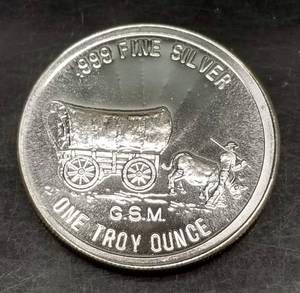 1 TROY OZ .999 FINE SILVER PROSPECTOR