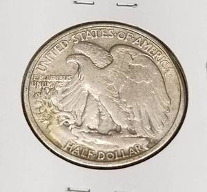 1938 US WALKING LIBERTY HALF DOLLAR