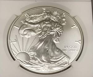 2021-W type 1 AMERICAN SILVER EAGLE MS69 NGC
