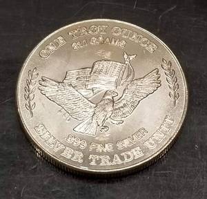 1 TROY OZ .999 FINE SILVER US ASSAY OFFICE STOCKPILE SILVER ROUND