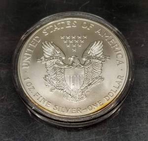 1994 AMERICAN SILVER EAGLE 1 TROY OZ .999 FINE SILVER IN AIRTITE