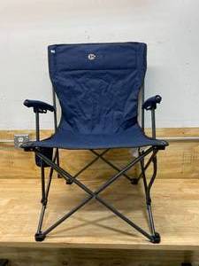 lot 42 image: PORTAL Hard Arm Folding Chair (blue)