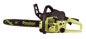 lot 28 image: POULAN 952802026 33cc Gas 14 in. Rear Handle Chainsaw