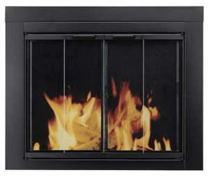 lot 62 image: PLEASANT HEARTH Ascot Medium Glass Fireplace Doors