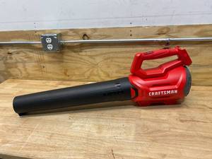 lot 74 image: CRAFTSMAN 20-volt Max 340-CFM 90-MPH Handheld Cordless Electric Leaf Blower (Tool Only)