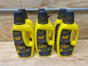 lot 75 image: BLACK FLAG Lot of 6- Extreme Lawn Insect Killer  Fungus Control Concentrate, 32-Ounce each